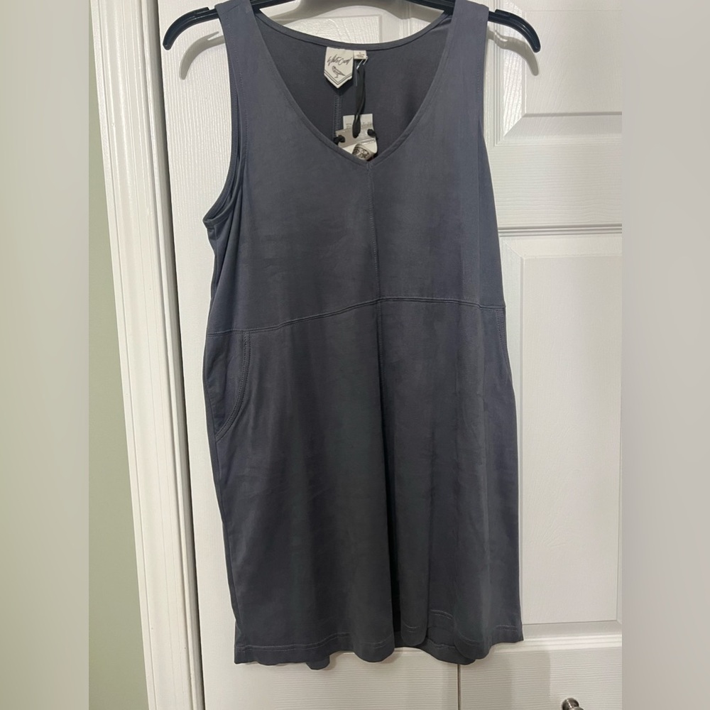White Crow Short Dress with pockets size L